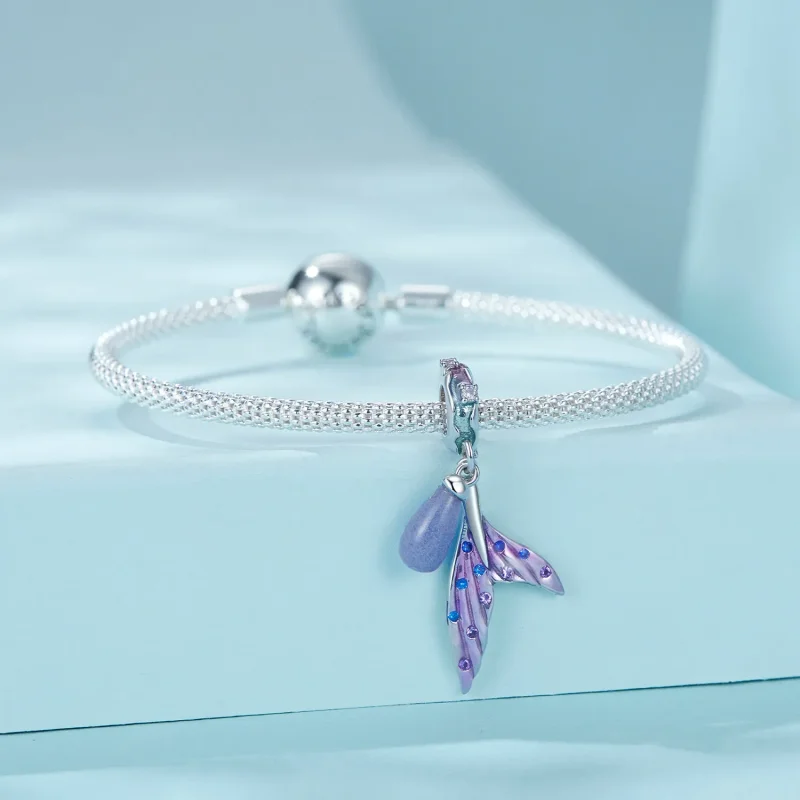 (immagine per) Ciondolo sirena luminosa stile PANDORA - SCC2800 - Visualizza 3
