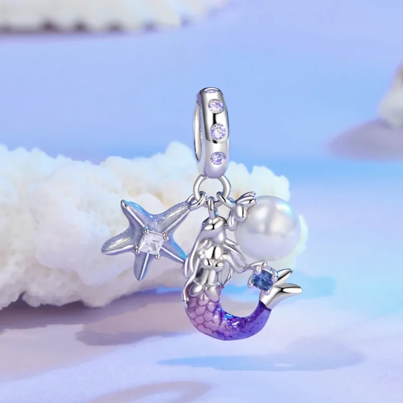 (immagine per) Ciondolo sirena stile PANDORA - SCC2768 - Visualizza 2