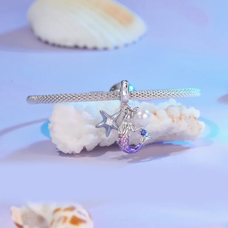 (immagine per) Ciondolo sirena stile PANDORA - SCC2768 - Visualizza 3