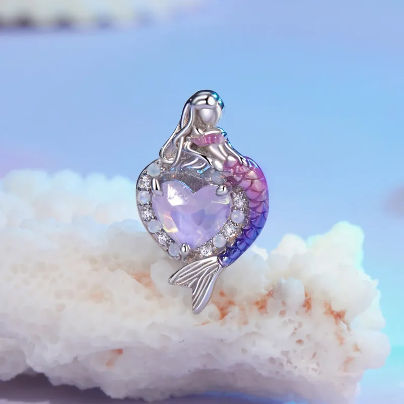 (immagine per) Ciondolo sirena stile PANDORA - SCC2769 - Visualizza 2