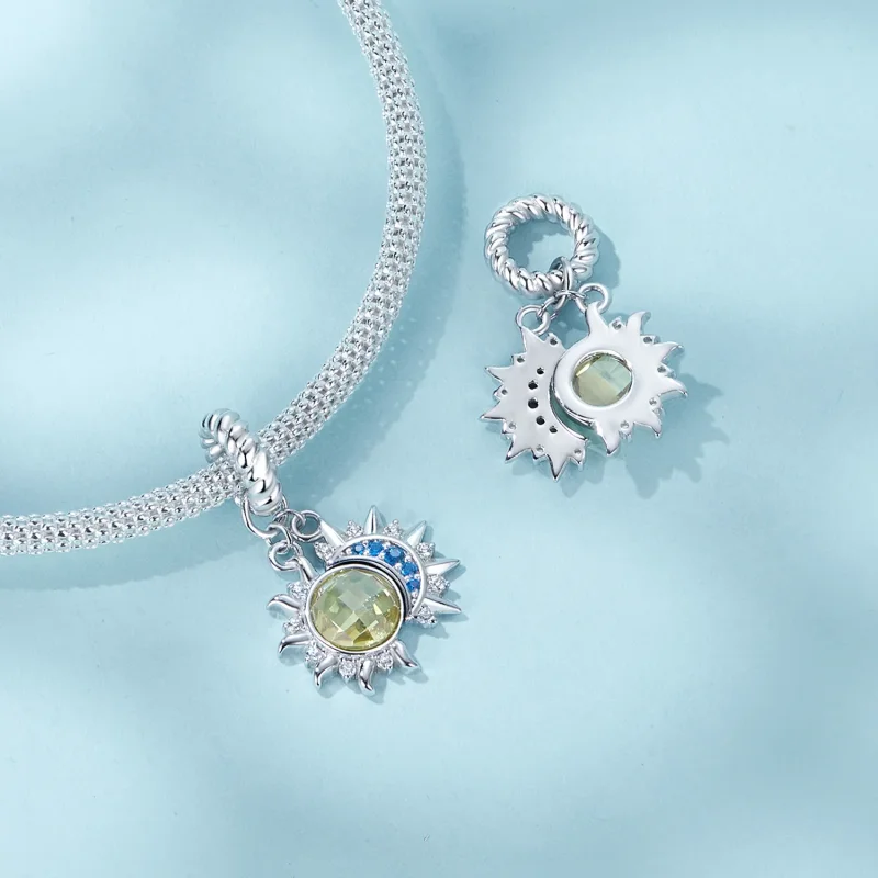 (immagine per) Ciondolo Sole e Luna in stile PANDORA - SCC2802 - Visualizza 4