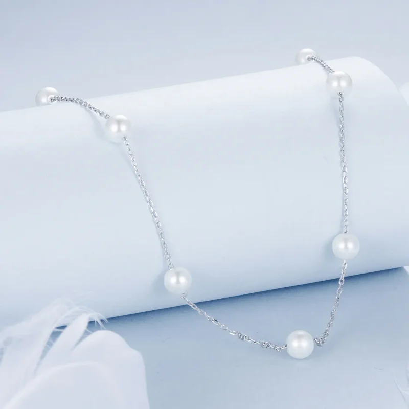 (immagine per) Collana Gypsophila stile PANDORA - BSN389 - Visualizza 2