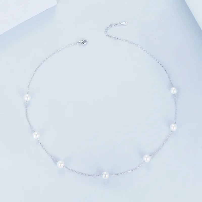 (immagine per) Collana Gypsophila stile PANDORA - BSN389 - Visualizza 3