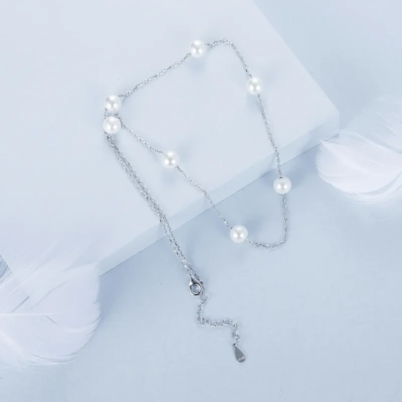 (immagine per) Collana Gypsophila stile PANDORA - BSN389 - Visualizza 4