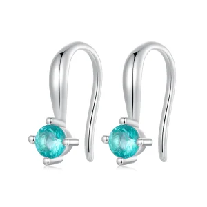 (immagine per) Ganci per le orecchie verdi stile PANDORA - BSE1029