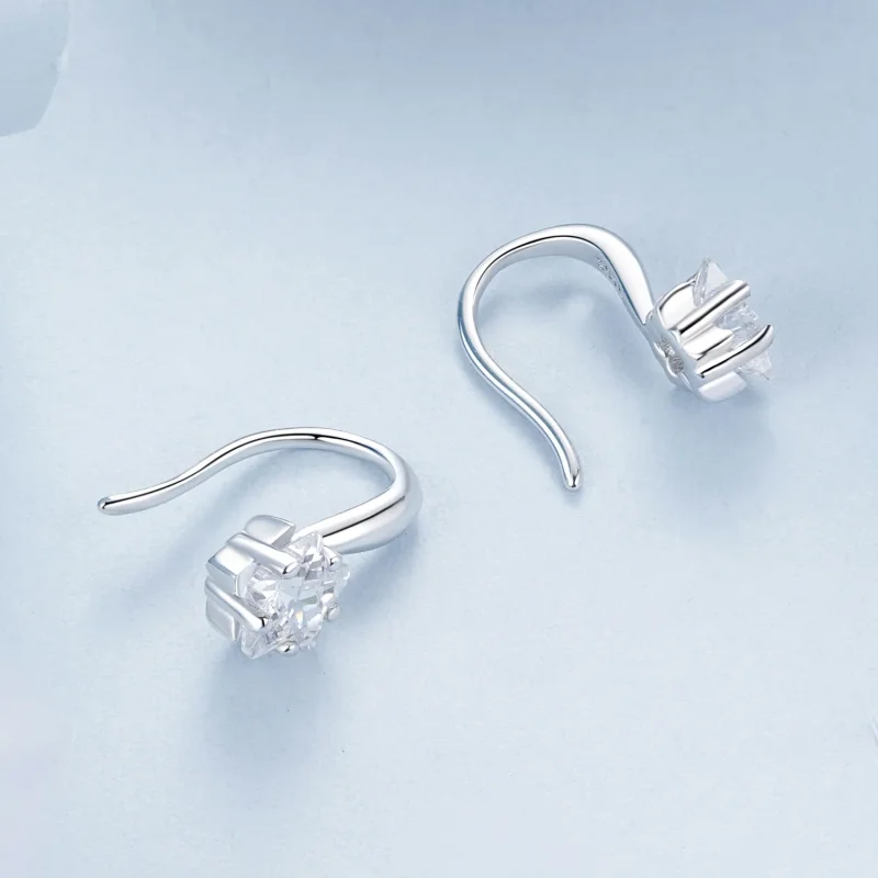 (immagine per) Ganci per orecchie a stella stile PANDORA - BSE1028 - Visualizza 4