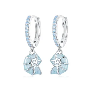 (immagine per) Orecchini a conchiglia blu stile PANDORA - BSE1012