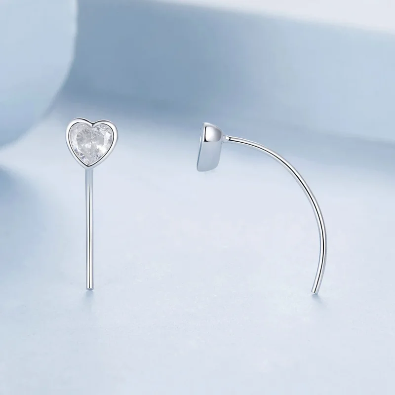 (immagine per) Orecchini a cuore stile PANDORA - BSE1003 - Visualizza 2