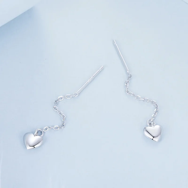 (immagine per) Orecchini a forma di cuore stile PANDORA - BSE1006 - Visualizza 3