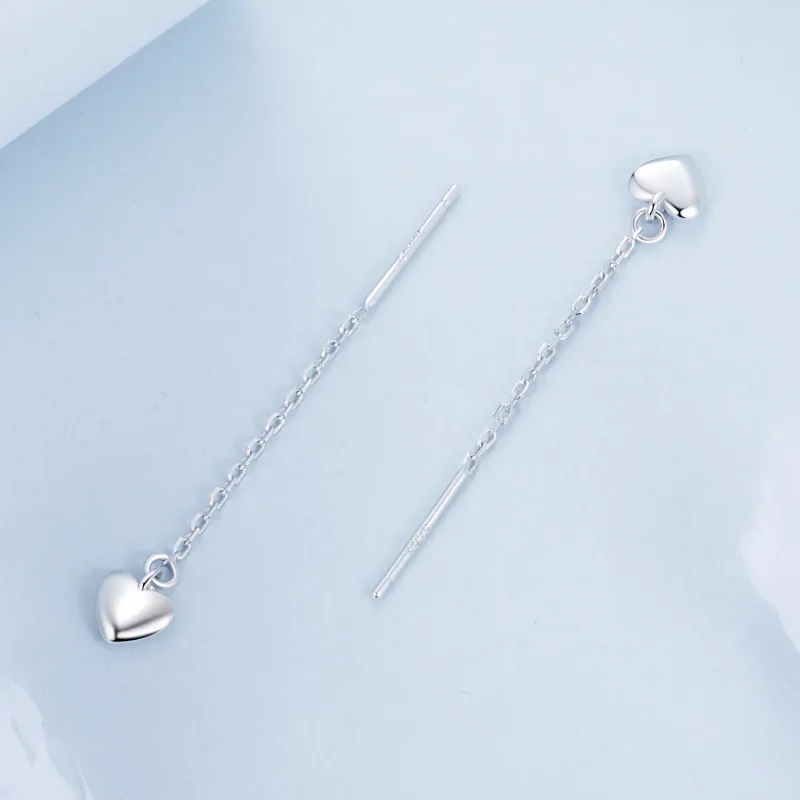 (immagine per) Orecchini a forma di cuore stile PANDORA - BSE1006 - Visualizza 4