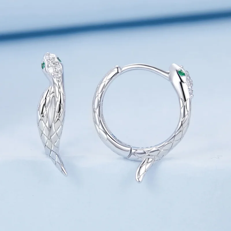 (immagine per) Orecchini a forma di serpente stile PANDORA - BSE1008 - Visualizza 2
