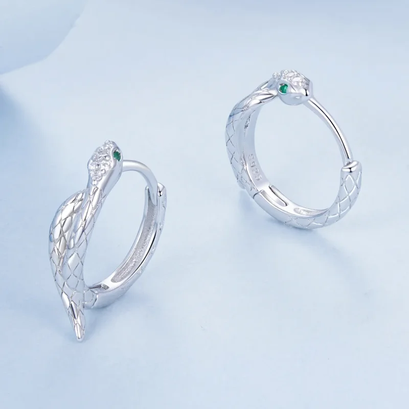 (immagine per) Orecchini a forma di serpente stile PANDORA - BSE1008 - Visualizza 3