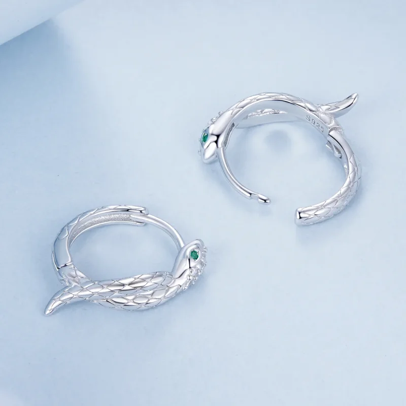(immagine per) Orecchini a forma di serpente stile PANDORA - BSE1008 - Visualizza 4