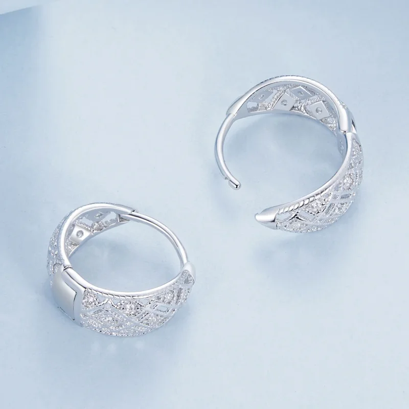 (immagine per) Orecchini in pizzo vintage stile PANDORA - BSE1035 - Visualizza 4
