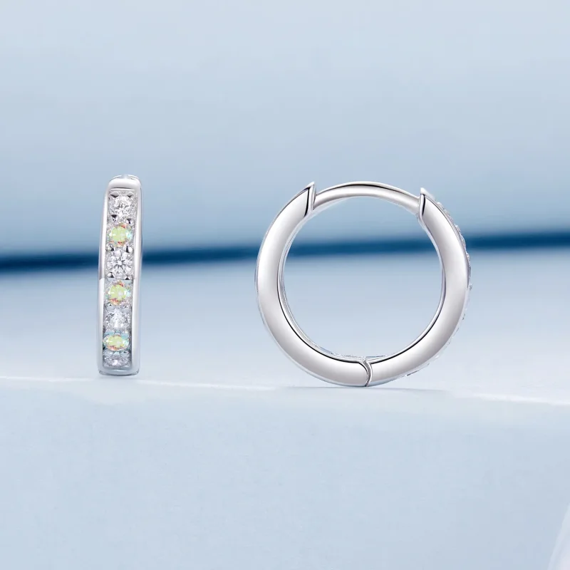 (immagine per) Orecchini in zirconio colorati stile PANDORA - BSE1033 - Visualizza 2