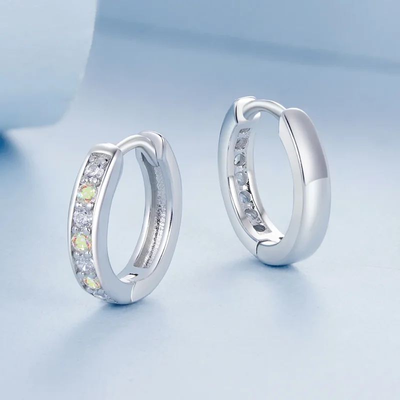 (immagine per) Orecchini in zirconio colorati stile PANDORA - BSE1033 - Visualizza 3