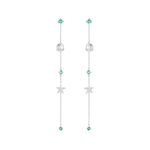 (immagine per) Orecchini oceano blu stile PANDORA - BSE1013