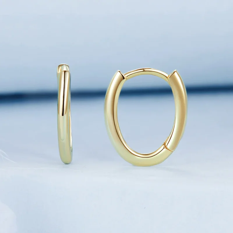 (immagine per) Orecchini ovali stile PANDORA - BSE1015-B - Visualizza 2