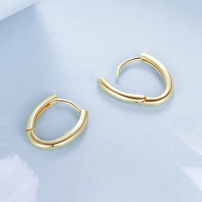 (immagine per) Orecchini ovali stile PANDORA - BSE1015-B - Visualizza 4