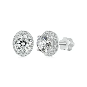 (immagine per) Orecchini PANDORA Style Moissanite stellata da 0,5 ct (due certificati) - MSE054