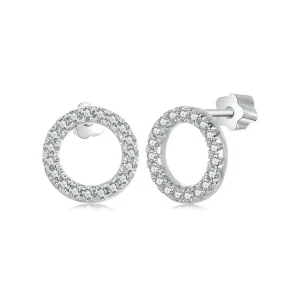 (immagine per) Orecchini PANDORA Style Notte Stellata con Moissanite da 0,013 ct (Due certificati) - MSE055
