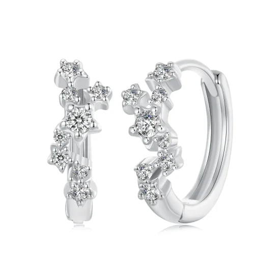 (immagine per) Orecchini stella stellata stile PANDORA - BSE1017