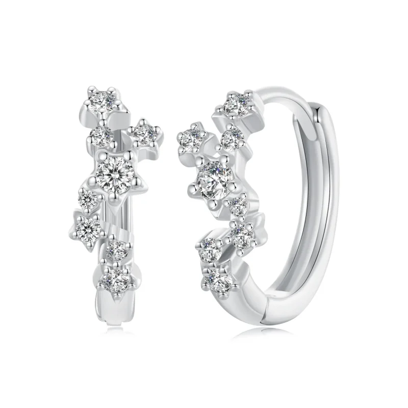 (immagine per) Orecchini stella stellata stile PANDORA - BSE1017