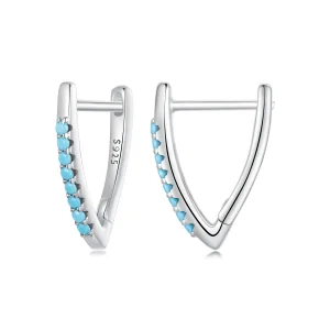 (immagine per) Orecchini turchesi a forma di V stile PANDORA - BSE1020