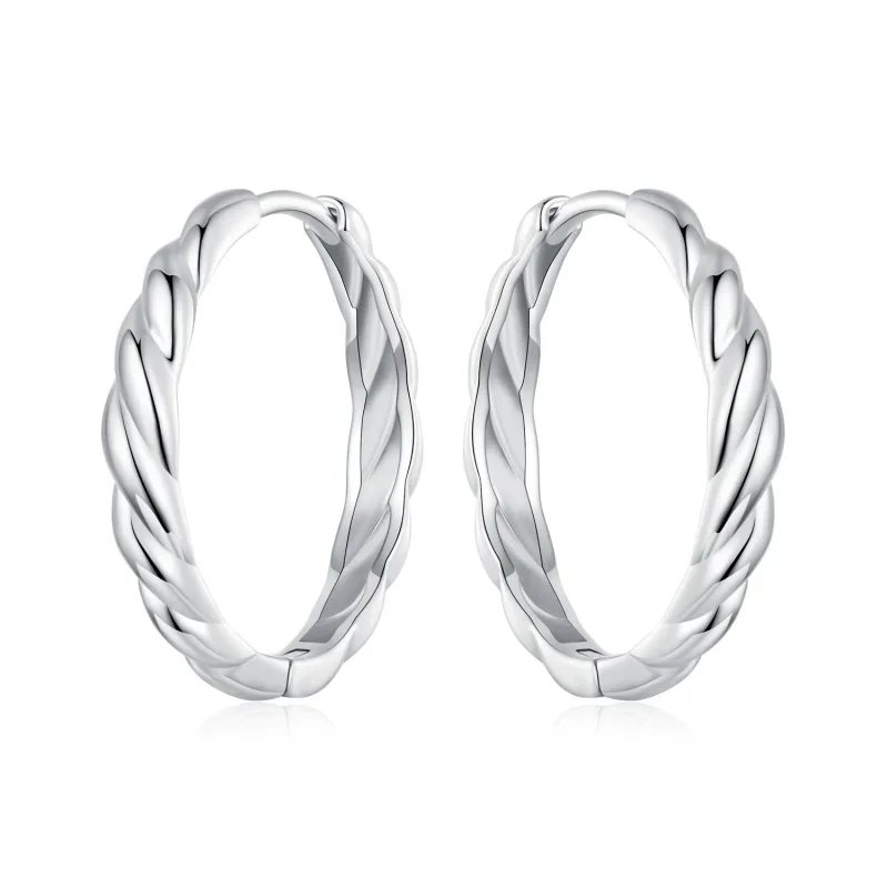 (immagine per) Orecchini twist metallici stile PANDORA - BSE1024-L