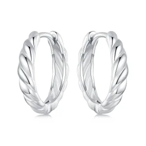 (immagine per) Orecchini twist metallici stile PANDORA - BSE1024-M