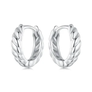 (immagine per) Orecchini twist metallici stile PANDORA - BSE1024-S