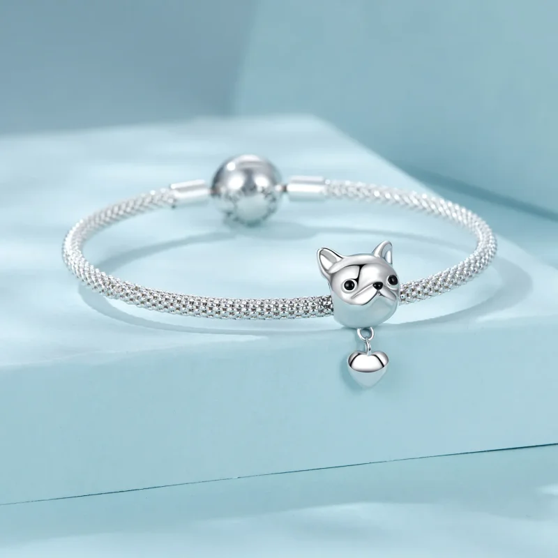 (immagine per) PANDORA Style Love Bulldog francese ciondola - SCC2767 - Visualizza 4