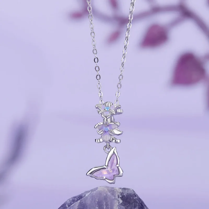 (immagine per) Pendente con iris farfalla stile PANDORA - BSC1033 - Visualizza 3