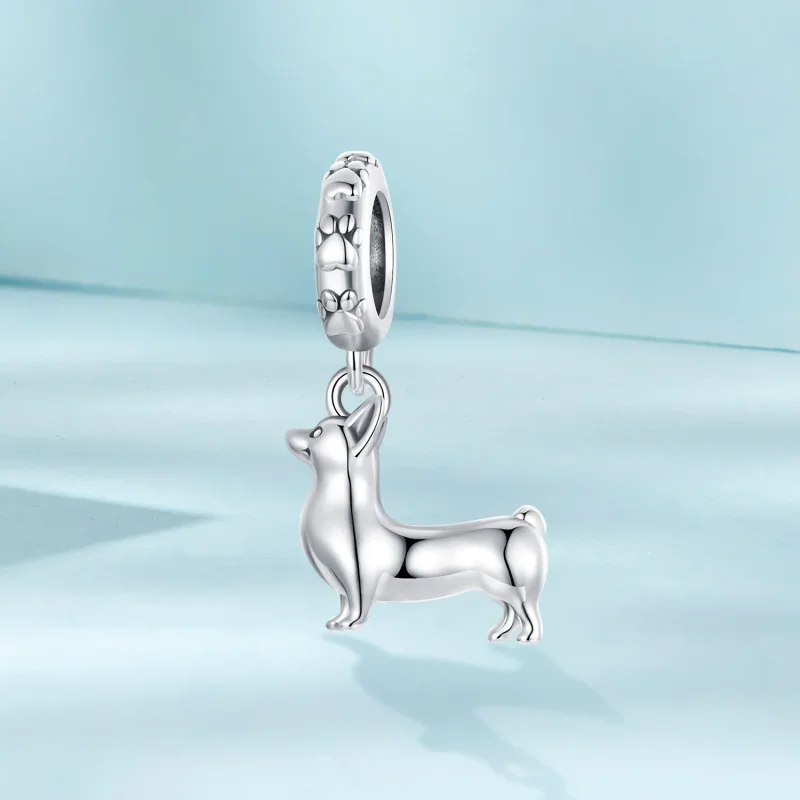 (immagine per) Pendente Corgi stile PANDORA - SCC2783 - Visualizza 2