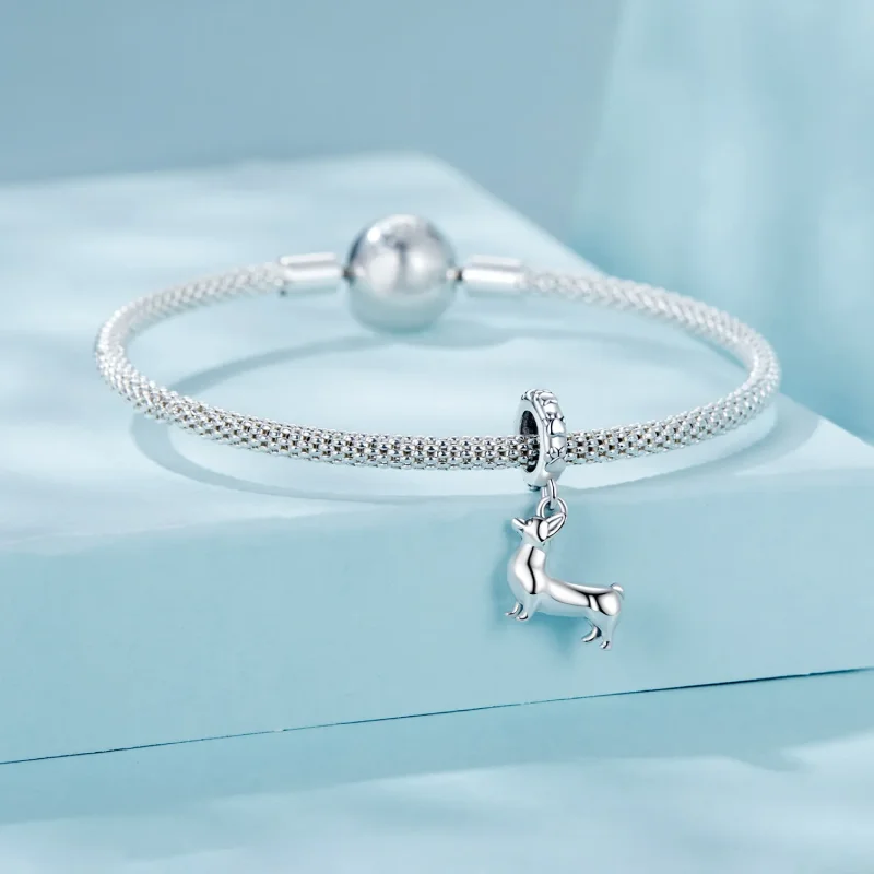 (immagine per) Pendente Corgi stile PANDORA - SCC2783 - Visualizza 3