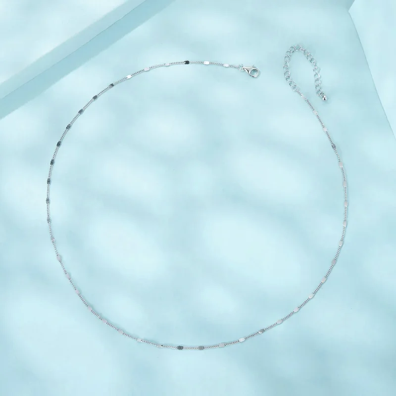 (immagine per) Stile PANDORA Squisita collana basic scintillante - SCA030 - Visualizza 3