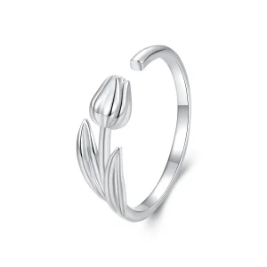 Anello aperto stile PANDORA Tulip - BSR599-E (immagine per) Anello aperto stile PANDORA Tulip - BSR599-E