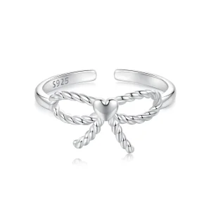 (immagine per) Anello con fiocco intrecciato stile PANDORA - BSR583-E