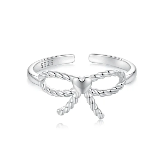 (immagine per) Anello con fiocco intrecciato stile PANDORA - BSR583-E
