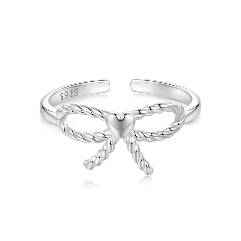 (immagine per) Anello con fiocco intrecciato stile PANDORA - BSR583-E