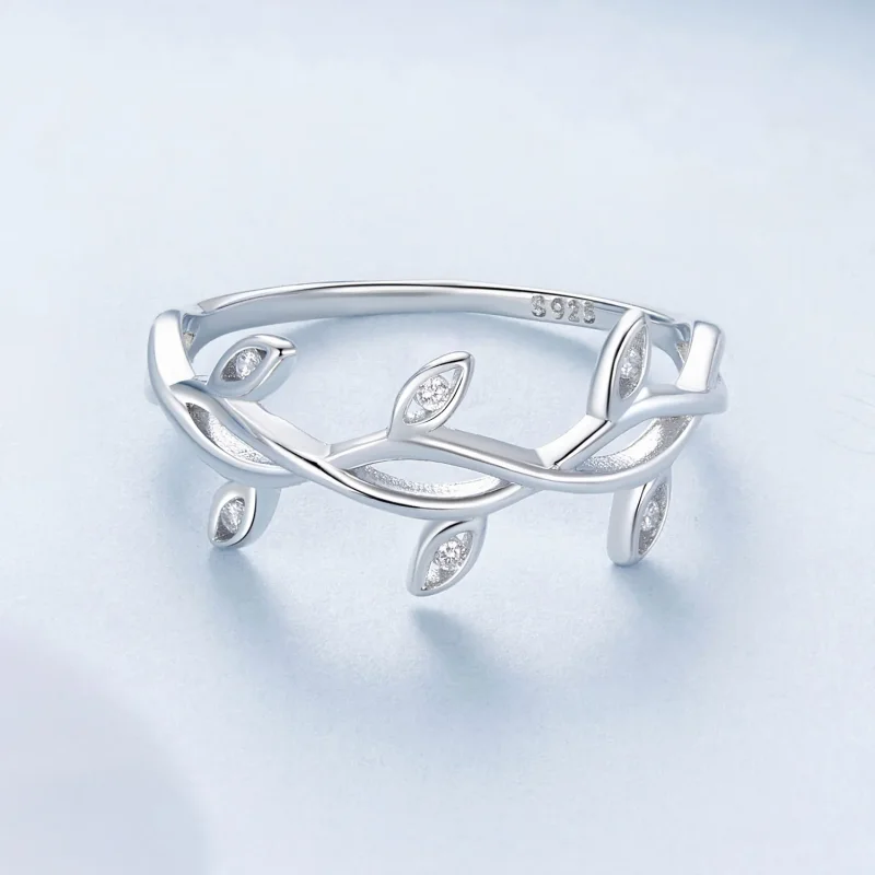 (immagine per) Anello foglia stile PANDORA - BSR581 - Visualizza 4