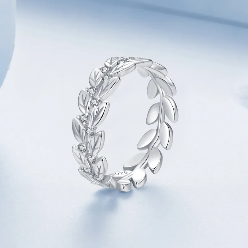 (immagine per) Anello foglia stile PANDORA - BSR600 - Visualizza 2