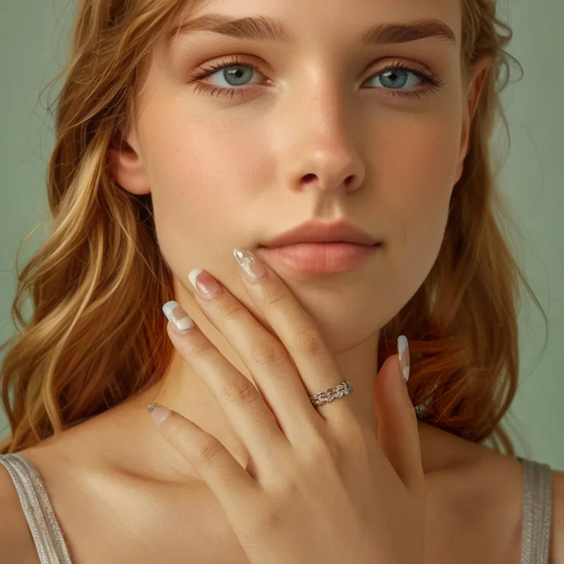 (immagine per) Anello foglia stile PANDORA - BSR600 - Visualizza 9