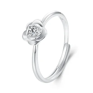 (immagine per) Anello in moissanite rosa da 0,1 ct stile PANDORA (con un certificato) - MSR054-E