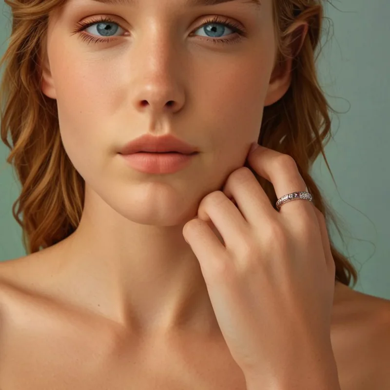 (immagine per) Anello largo strutturato stile PANDORA - BSR604 - Visualizza 9