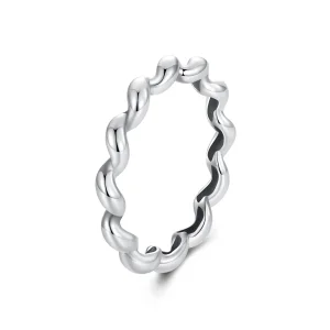 (immagine per) Anello metallico intrecciato stile PANDORA - SCR1047