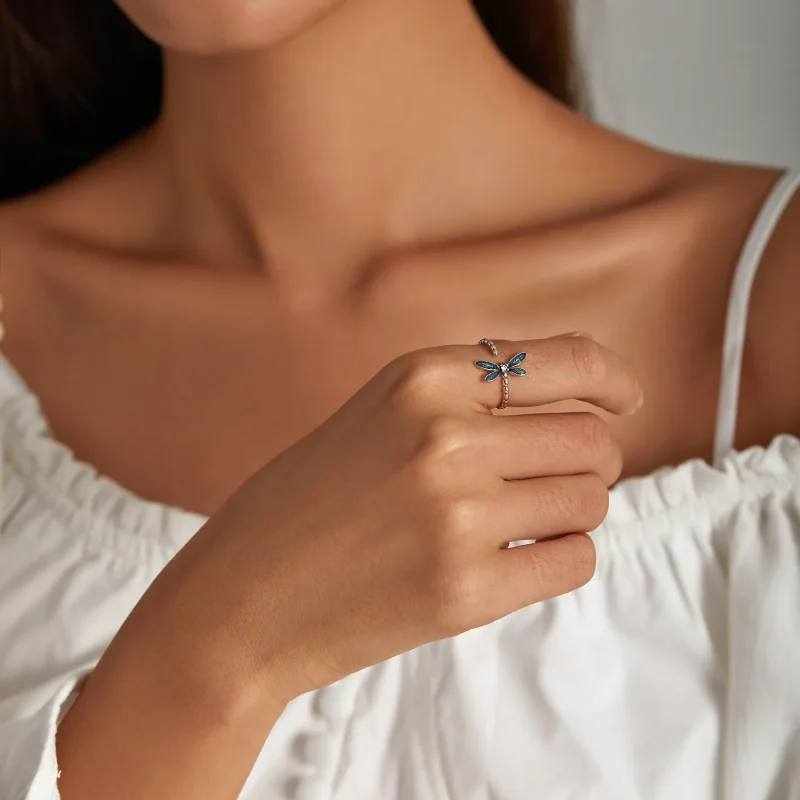 (immagine per) Anello PANDORA Style con libellula - BSR216 - Visualizza 6