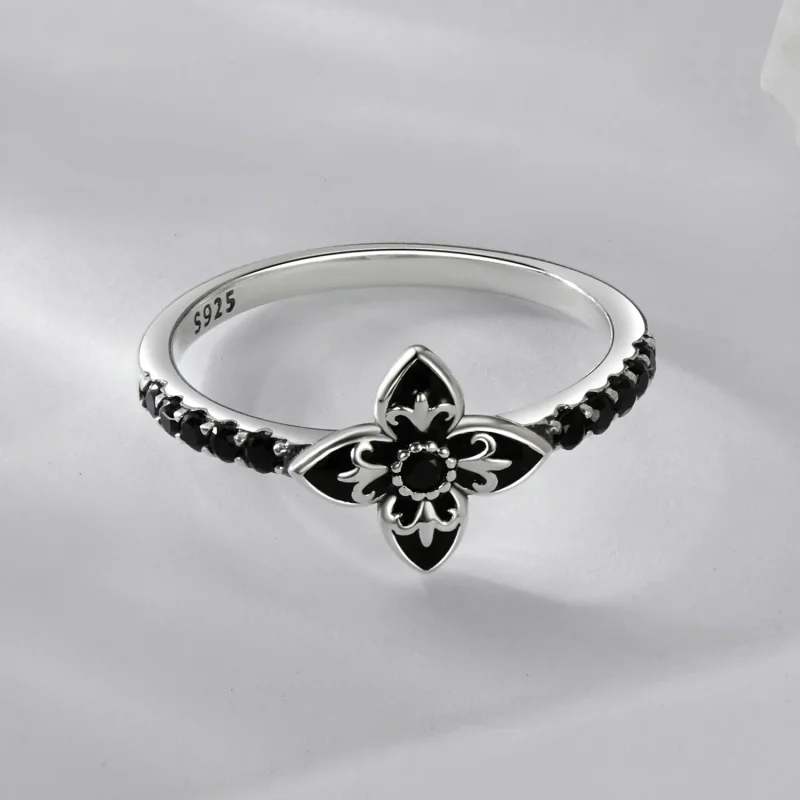 (immagine per) Anello PANDORA Style Night Flower - SCR1075 - Visualizza 4