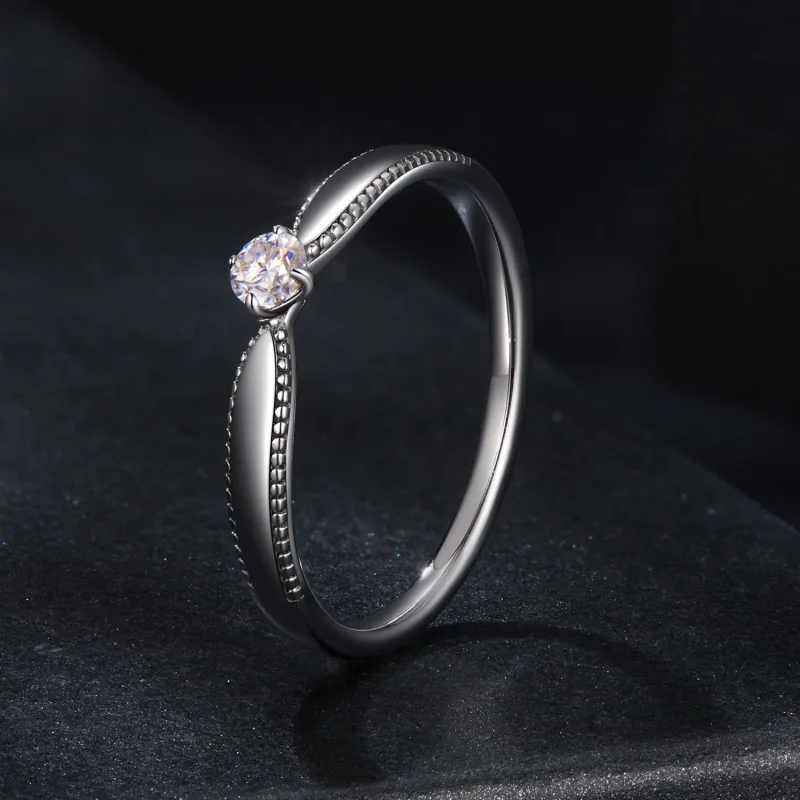 (immagine per) Anello scintillante squisito stile PANDORA (un certificato) - MSR062 - Visualizza 2