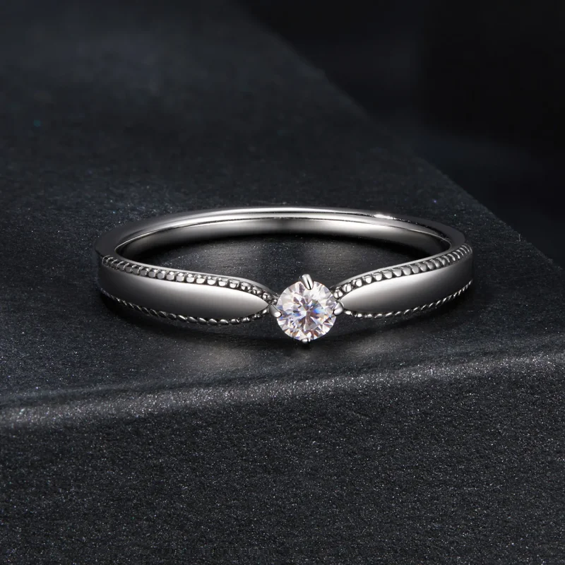 (immagine per) Anello scintillante squisito stile PANDORA (un certificato) - MSR062 - Visualizza 3
